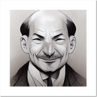 Clement Attlee | Manga Portrait Posters and Art